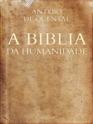 cover image of A Biblia da Humanidade